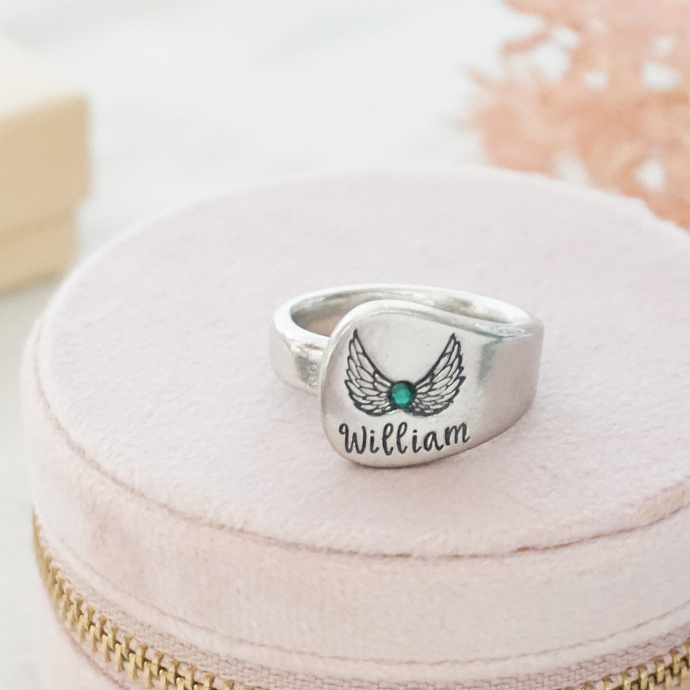 William's Wings Custom Ring